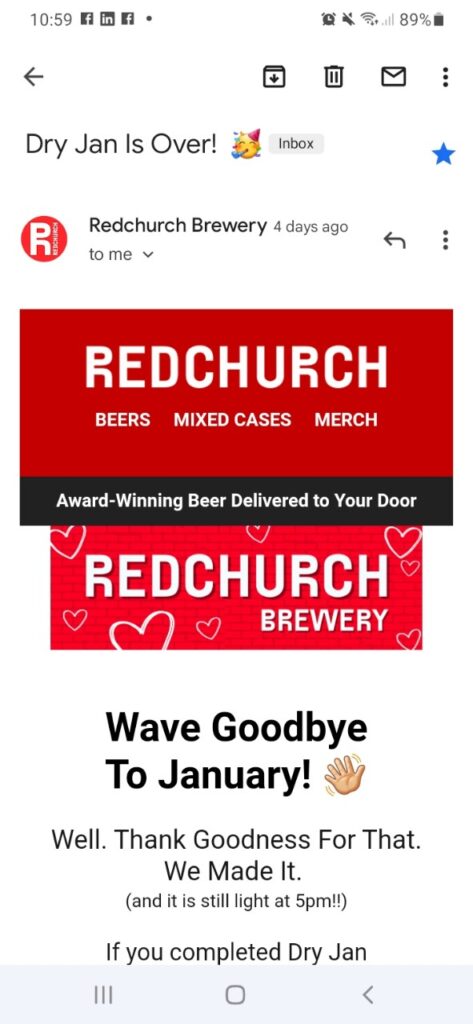 Redchurch Brewery Jan email 2