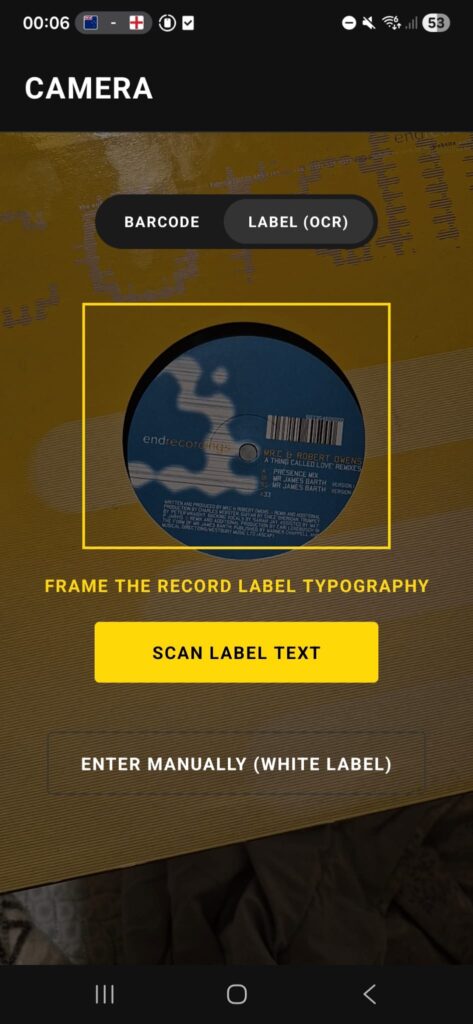 crAte OCR scanner